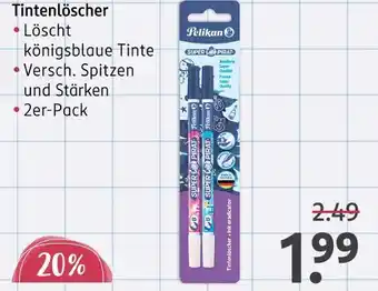 Rossmann Pelikan tintenlöscher Angebot