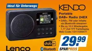 Expert Lenco portable dab+ radio 24ex Angebot