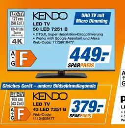 Expert Kendo led tv 43 led 7251 b Angebot