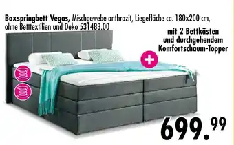 Möbel Boss Boxspringbett vegas Angebot