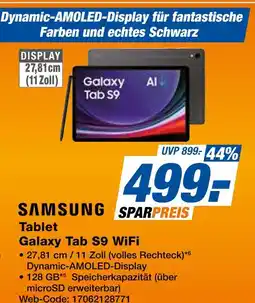 Expert Samsung tablet galaxy tab s9 wifi Angebot