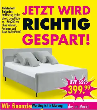 Möbel Boss Polsterbett salvador Angebot