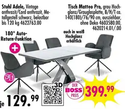 Möbel Boss Stuhl oder tisch Angebot
