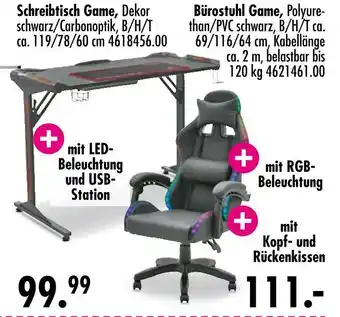 Möbel Boss Schreibtisch game oder bürostuhl game Angebot