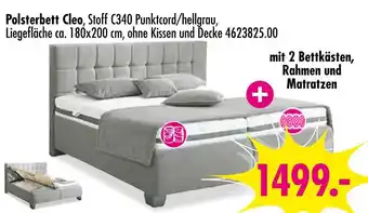 Möbel Boss Polsterbett cleo Angebot