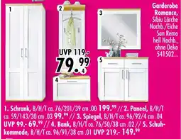 Möbel Boss Garderobe romance Angebot