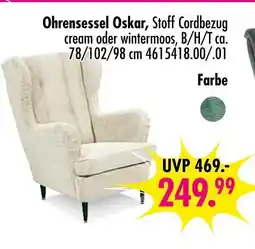 Möbel Boss Ohrensessel oskar Angebot