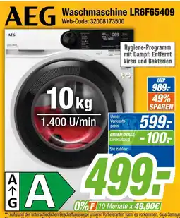 Expert Aeg waschmaschine lr6f65409 Angebot