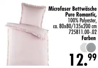 Möbel Boss Microfaser bettwäsche pure romantic Angebot