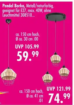 Möbel Boss Pendel borka Angebot