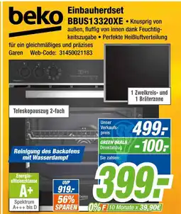 Expert Beko einbauherdset bbus13320xe Angebot