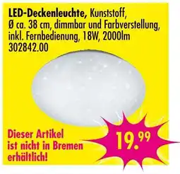 Möbel Boss Led-deckenleuchte Angebot
