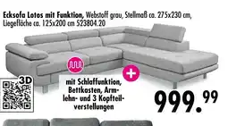 Möbel Boss Ecksofa lotos mit funktion Angebot