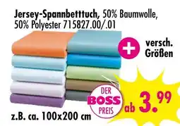 Möbel Boss Jersey-spannbetttuch Angebot