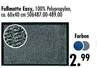 Möbel Boss Fußmatte easy Angebot