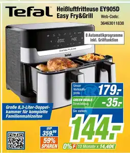 Expert Tefal heißluftfritteuse ey905d easy fry&grill Angebot