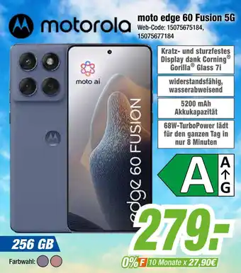 Expert Motorola moto edge 60 fusion 5g Angebot