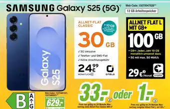 Expert Samsung smartphone galaxy s25 (5g) Angebot