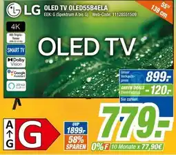 Expert Lg oled tv oled55b4ela Angebot