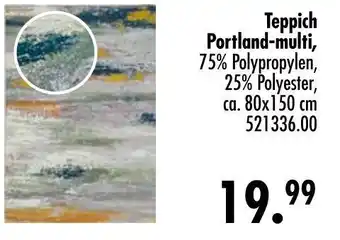 Möbel Boss Teppich portland-multi Angebot