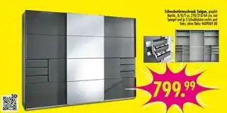 Möbel Boss Schwebetürenschrank saigon Angebot