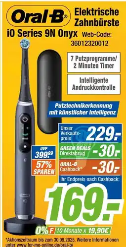 Expert Oral-b elektrische zahnbürste io series 9n onyx Angebot
