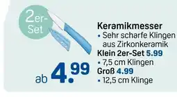 Rossmann Keramikmesser klein 2er-set Angebot