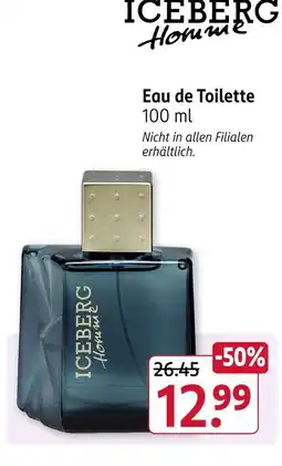 Rossmann Iceberg iceberg homme eau de toilette Angebot