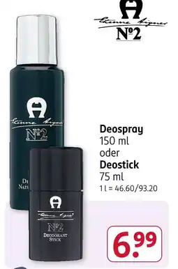 Rossmann Etienne aigner deospray n°2 Angebot