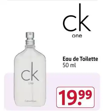Rossmann Calvin klein ck one eau de toilette Angebot