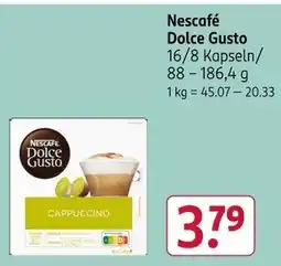 Rossmann Nescafé dolce gusto cappuccino Angebot