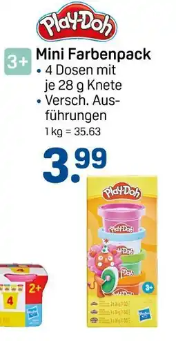 Rossmann Play-doh mini farbenpack Angebot