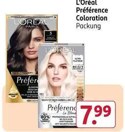 Rossmann L'oréal préférence coloration Angebot