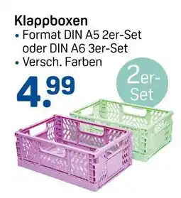 Rossmann Klappboxen din a5 2er-set Angebot