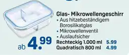 Rossmann Glas-mikrowellengeschirr rechteckig Angebot