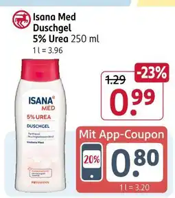 Rossmann Isana med duschgel 5% urea Angebot