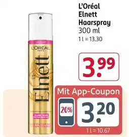 Rossmann L'oréal elnett haarspray Angebot