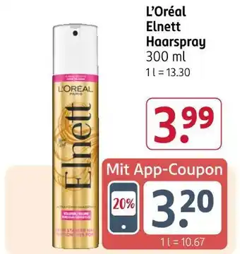 Rossmann L'oréal elnett haarspray Angebot
