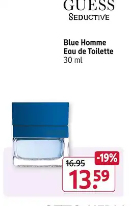 Rossmann Guess blue homme eau de toilette Angebot