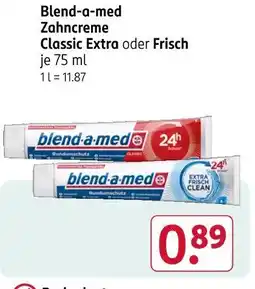 Rossmann Blend-a-med classic extra Angebot