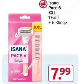 Rossmann Isana pace 6 xxl Angebot