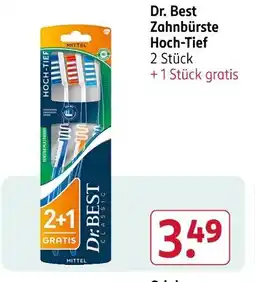 Rossmann Dr. best zahnbürste hoch-tief Angebot