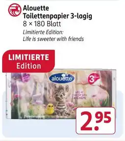 Rossmann Alouette toilettenpapier 3-lagig Angebot