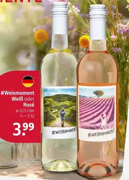 Rossmann weinmoment weiß Angebot