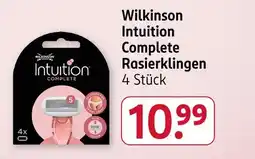 Rossmann Wilkinson intuition complete rasierklingen Angebot