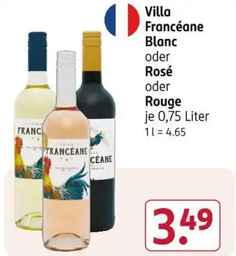 Rossmann Villa francéane blanc Angebot
