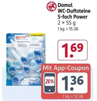 Rossmann Domol wc-duftsteine 5-fach power Angebot