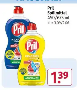 Rossmann Pril spülmittel kraftgel ultra Angebot