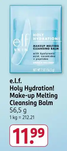 Rossmann E.l.f. holy hydration! make-up melting cleansing balm Angebot