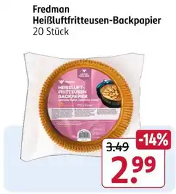 Rossmann Fredman heißluftfritteusen-backpapier Angebot